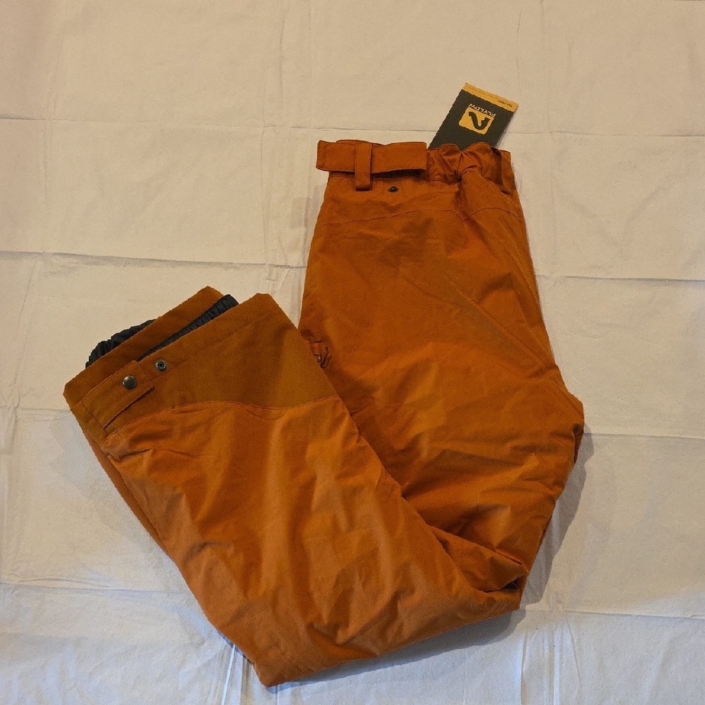 Women's Rust Orange High-Waist Utility Pants